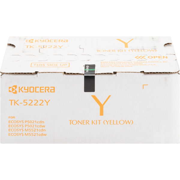 Genuine Kyocera TK-5222Y (1T02R9AUS1) Yellow Toner Cartridge